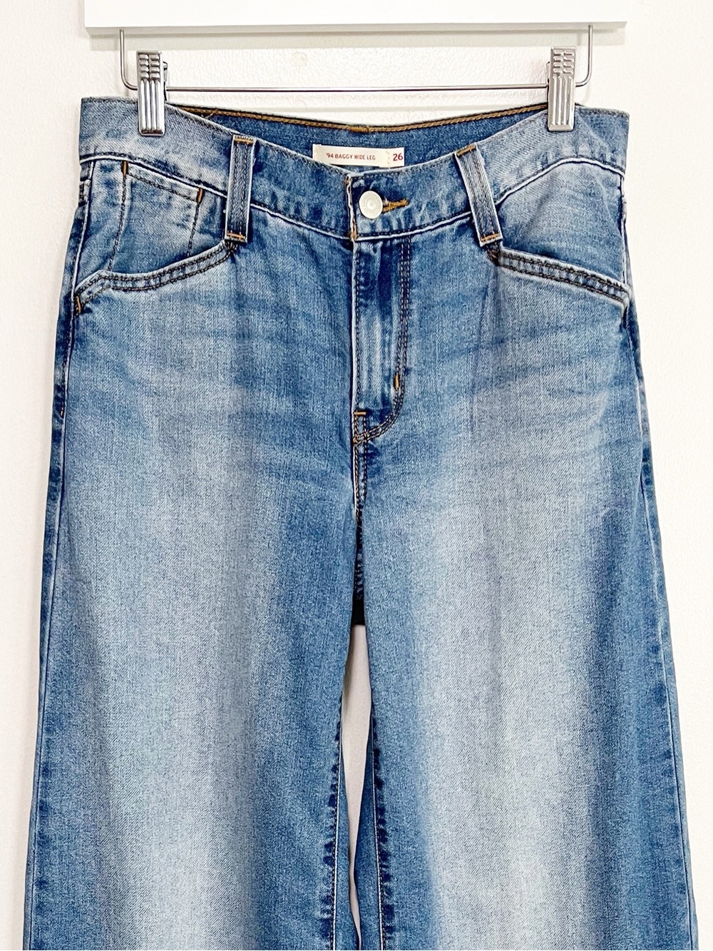 BOGO! Levi’s ‘94 Baggy Wide Leg Jeans Mid Rise Size 26 - Picture 5 of 10